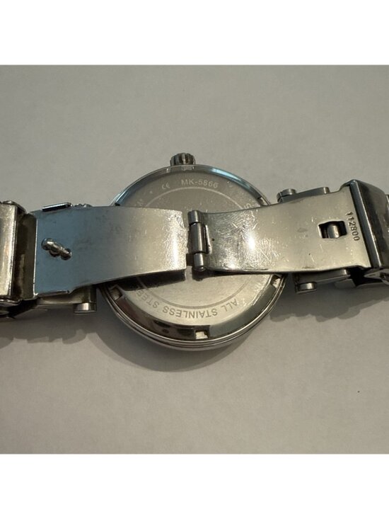 Michael Kors Skylar MK5866 Stainless Steel Analog Dial Quartz Watch NEW BATTERY main image 6
